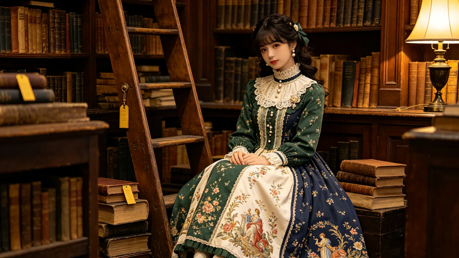 Classic Lolita — 以古典油画、织物与旧书为灵感，强调克制色彩、成熟比例与经得起细看的细节。